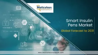 Smart Insulin Pens Market by Size, Share, Forecasts & Trends