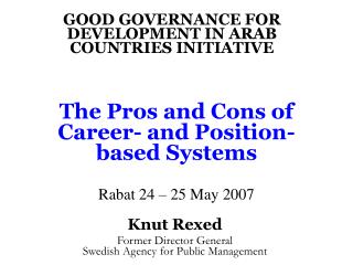 The Pros and Cons of Career- and Position-based Systems