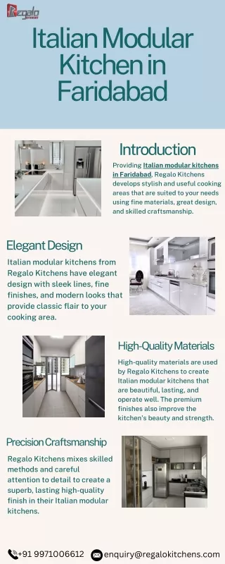 Italian Modular Kitchen in Faridabad