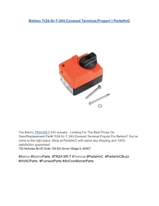 Belimo Tr24-Sr-T-24V,Covered Terminal,Proport _ PartsHnC