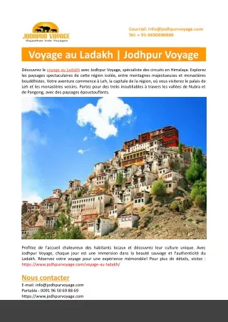 Voyage au Ladakh