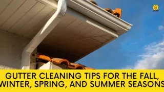 Gutter Cleaning Tips For The Fall, Winter, Spring, And Summer Seasons