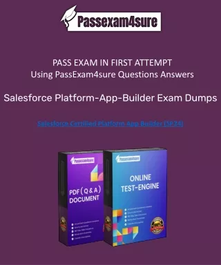 Platform-App-Builder Exam Success  Passexam4sure: Premium Dumps PDF for 2024