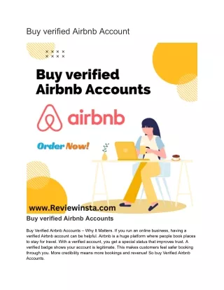 Buy verified Airbnb Accounts (1)