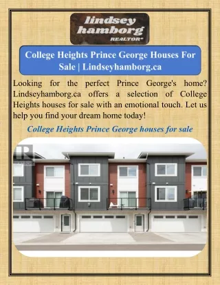 College Heights Prince George Houses For Sale   Lindseyhamborg.ca