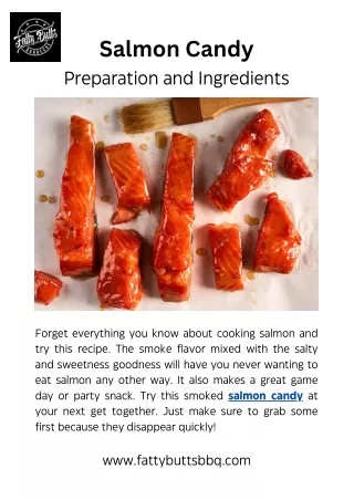 Salmon Candy - Fatty Butts BBQ