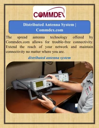 Distributed Antenna System   Commdex.com