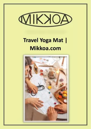 Folding Yoga Mat | Mikkoa.com