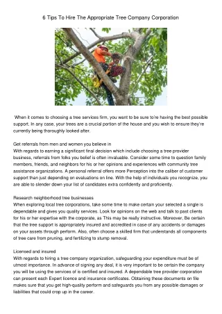 TipsToHireTheAppropriateTreeCompanyCorporation