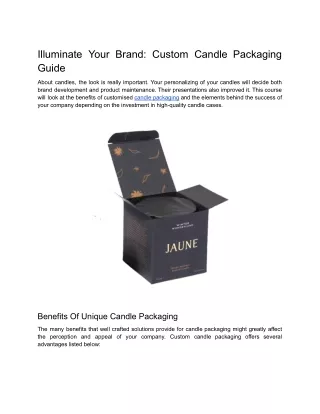 Illuminate Your Brand_ Custom Candle Packaging Guide