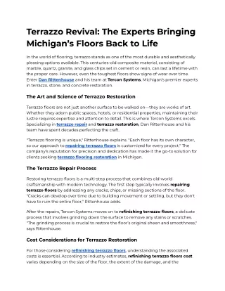Terrazzo Revival_ The Experts Bringing Michigan’s Floors Back to Life
