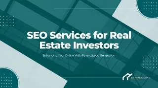 Comprehensive SEO Strategies for Real Estate Investors