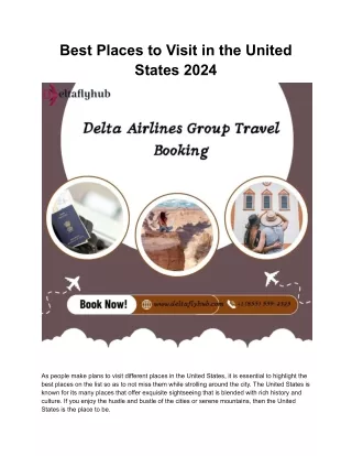Delta Airlines Group Travel Booking