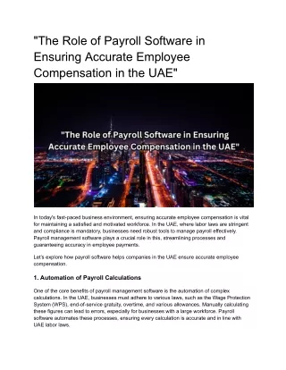 _Payroll Management Software UAE