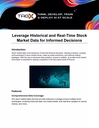 Stock Market Data Services | TagX