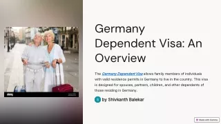 Germany Dependent Visa Solutions Quick, Reliable, and Professional Assistance