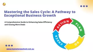 Mastering the Sales Cycle: A Pathway to Exceptional Business Growth