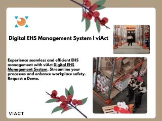 Digital EHS Management System  viAct