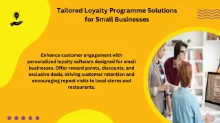 Software Solution for Customer Loyalty Programme, Reward Schemes