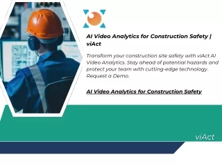 AI Video Analytics for Construction Safety  viAct