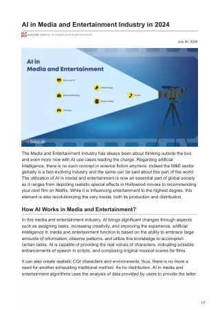 AI in Media and Entertainment Industry in 2024 (2)