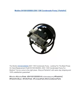 Modine 5H1001050000-230V 13W Condensate Pump _ PartsHnC (1)