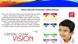 Bison Life Kids Protective Safety Glasses