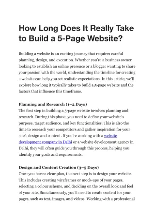 Top website development agency in delhi