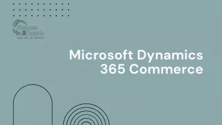 Microsoft Dynamics 365 Commerce