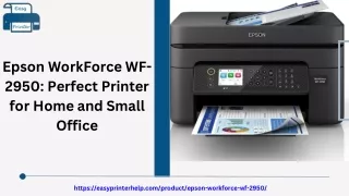 Epson WorkForce WF-2950 Perfect Printer for Home and Small Office - Copy