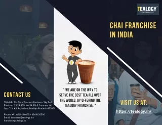 Chai Franchise in India