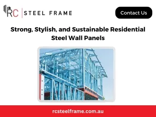 Strong, Stylish, and Sustainable Residential Steel Wall Panels