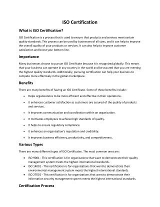 certificado iso peru