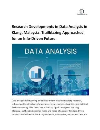 Research Developments in Data Analysis in Klang, Malaysia_ Trailblazing Approaches for an Info-Driven Future.docx