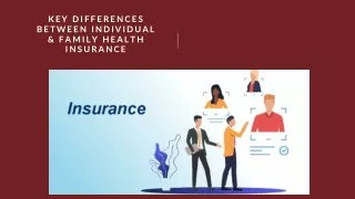 Key Differences Between Individual & Family Health Insurance