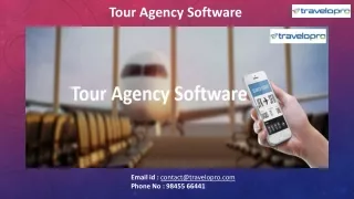 Tour Agency Software