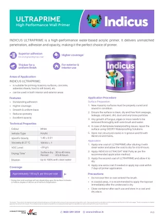 Ultraprime: The Perfect Base for Flawless Paint