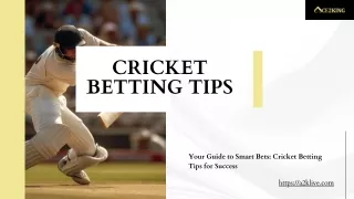 Your Guide to Successful Wagers: Top Cricket Betting Tips