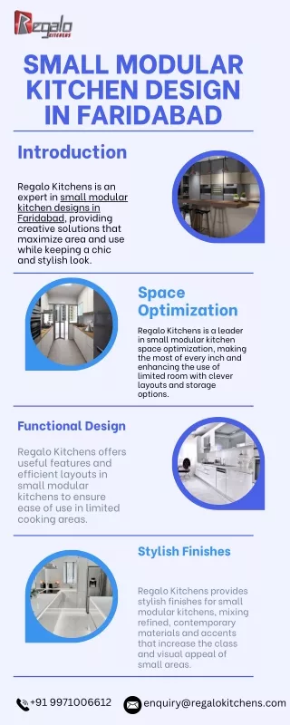 Small modular kitchen design in faridabad