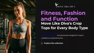 Fitness, Fashion and Function with Crop Tops by Move Like Diva