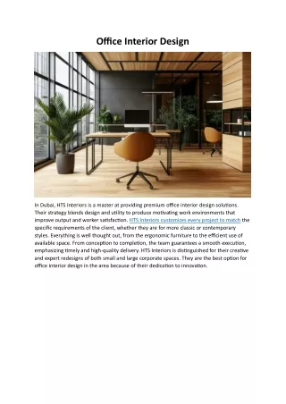 Office Interior Design