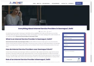 Best Internet Service Providers in Seemapuri – High-Speed & Reliable