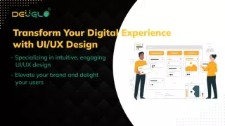 ✨ Craft Exceptional Experiences with Deuglo’s UI/UX Design Services!