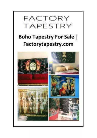 Boho Tapestry For Sale  Factorytapestry.com