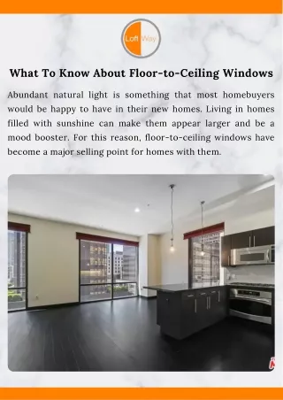 What To Know About Floor-to-Ceiling Windows