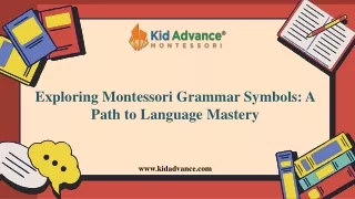 Exploring Montessori Grammar Symbols A Path to Language Mastery