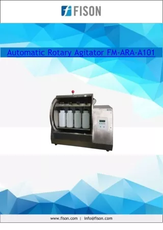 Automatic Rotary Agitator 74 Kg