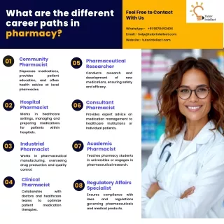 What are the different career paths in pharmacy