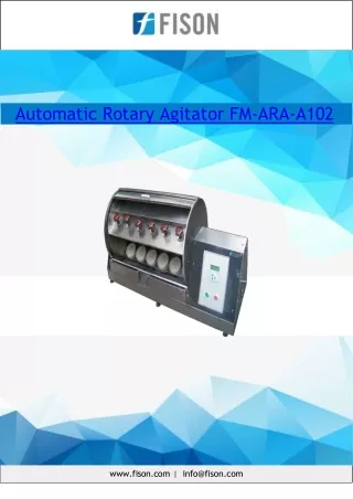 Automatic Rotary Agitator 95 Kg