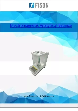 Electromagnetic Analytical Balance